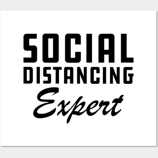 Social Distancing Expert Posters and Art